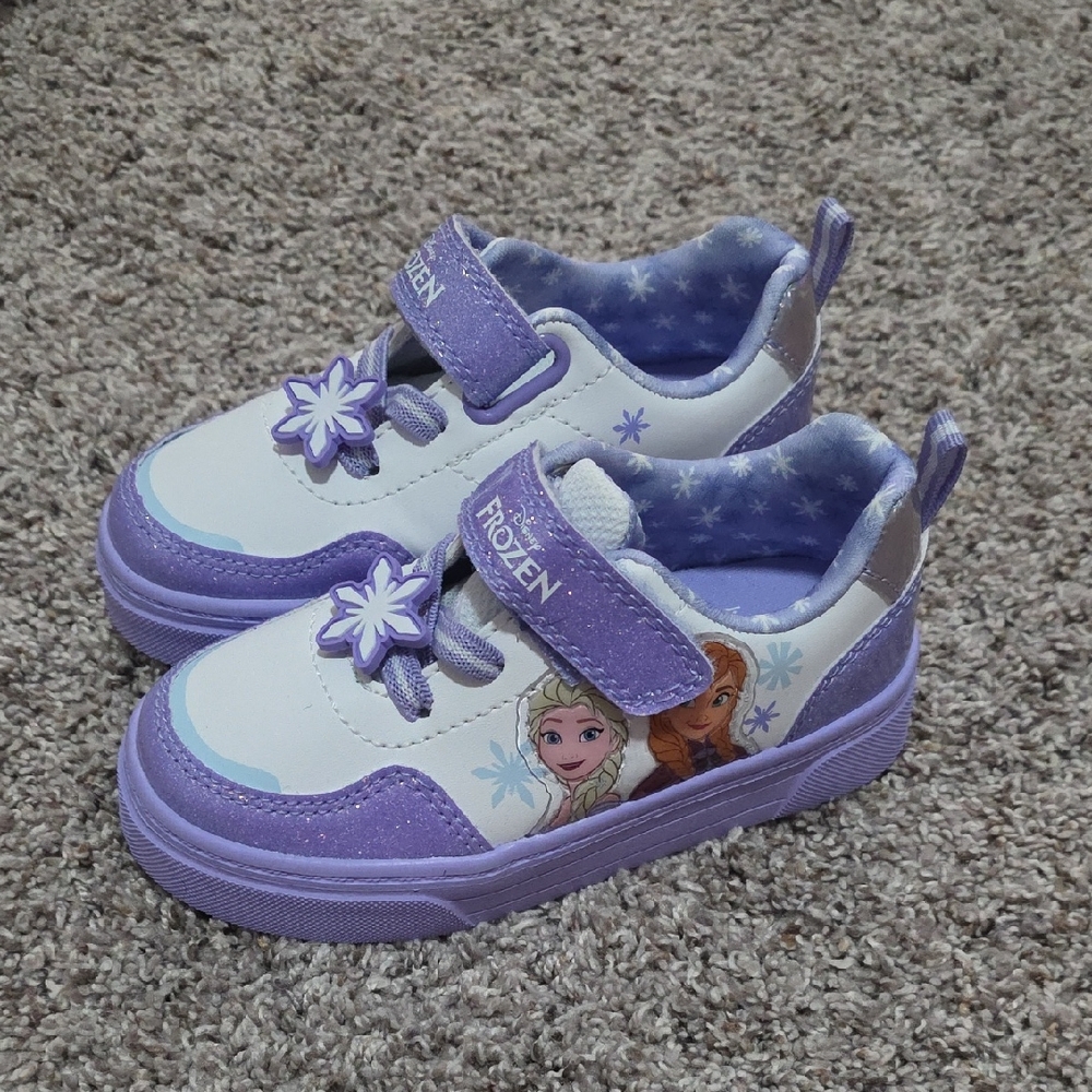 Kids Shoes - Purple and White